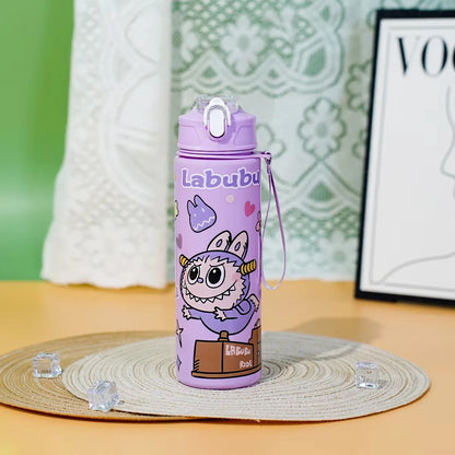 🚰✨ Botella Labubu Kawaii 750ml - ¡Diversión + Hidratación! 💦🎀