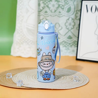 🚰✨ Botella Labubu Kawaii 750ml - ¡Diversión + Hidratación! 💦🎀