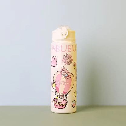 🚰✨ Botella Labubu Kawaii 750ml - ¡Diversión + Hidratación! 💦🎀
