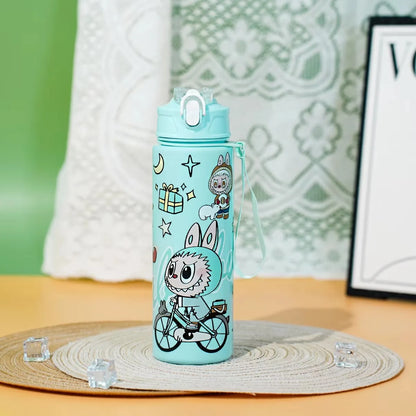 🚰✨ Botella Labubu Kawaii 750ml - ¡Diversión + Hidratación! 💦🎀